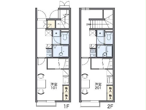 レオパレスメゾンＴ　Ｂの間取り