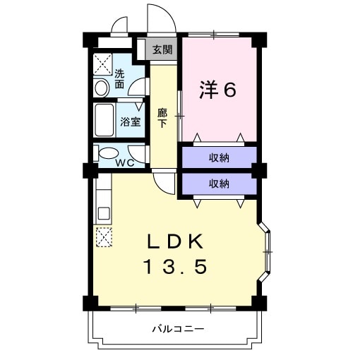 マリッチYS Aの間取り