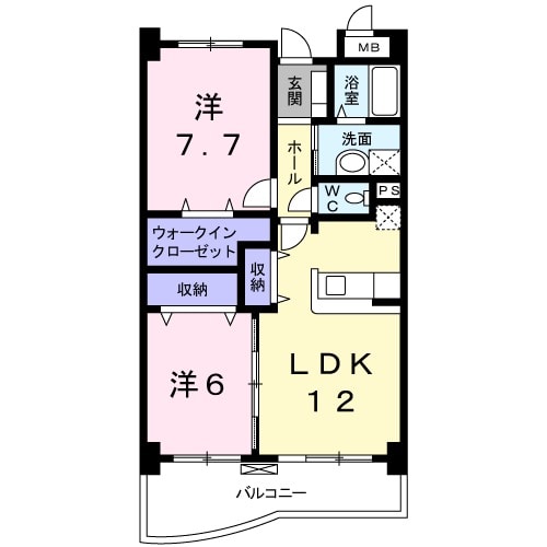 サンリット萩山公園の間取り