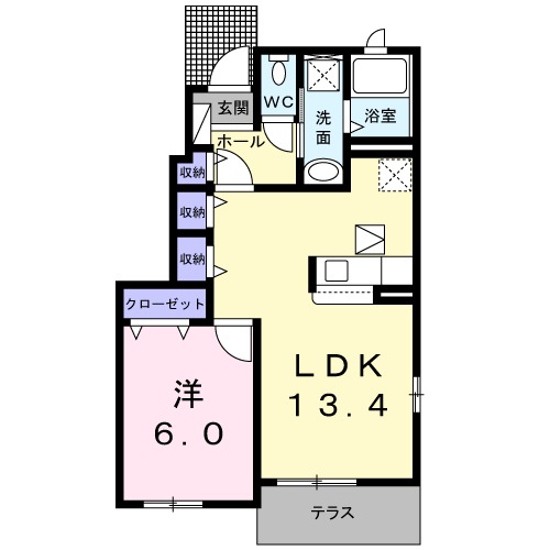 スカイツリーⅠ Aの間取り