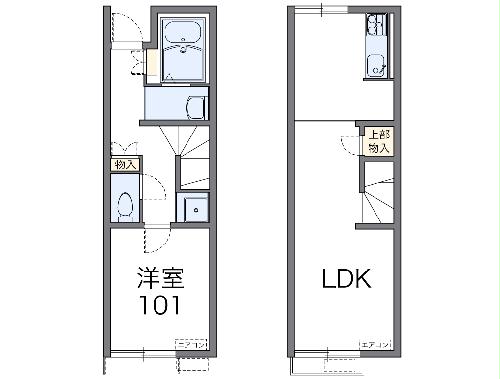 レオネクストカーサ フォレスタの間取り