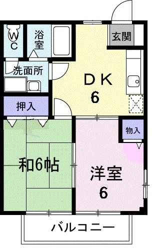 スカイハイツの間取り