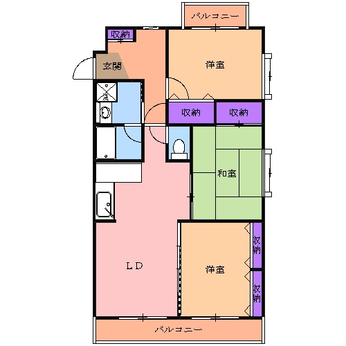 ブリックハウスの間取り