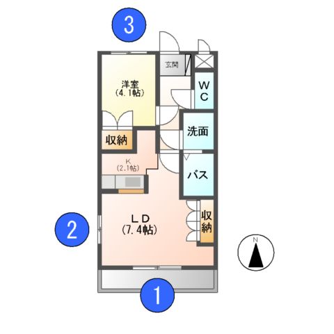スイートアリッサムの間取り