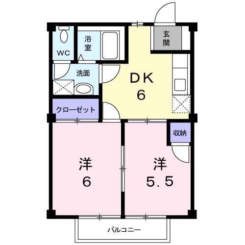 シャトーオオツカの間取り