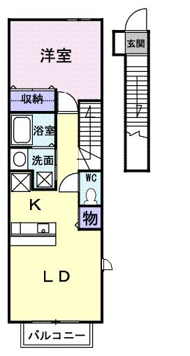 ペルル Ⅲの間取り