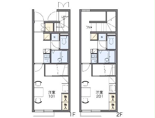 レオパレス守道館第弐の間取り