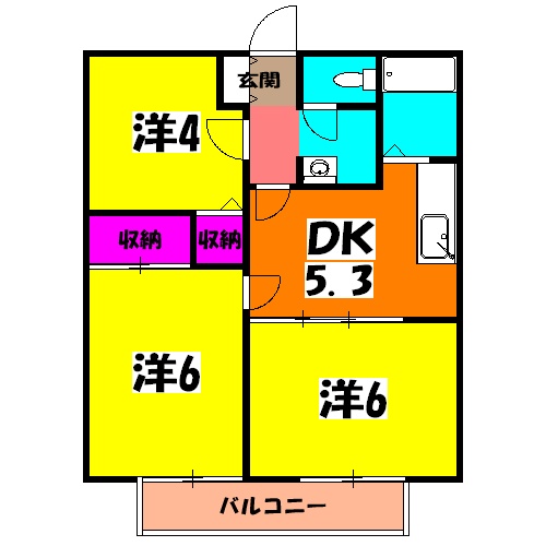 メゾン・ボアコリーヌの間取り
