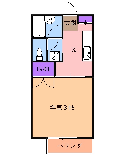 グリーンハイツ三澤パート5の間取り