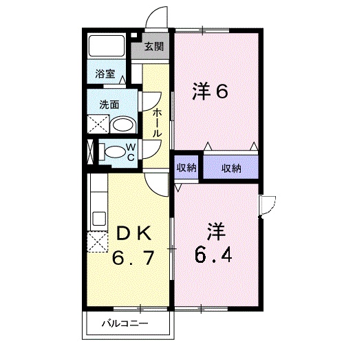 グリーンガーデンの間取り