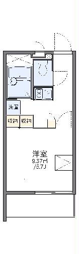 レオパレスコンフォートヒルズの間取り