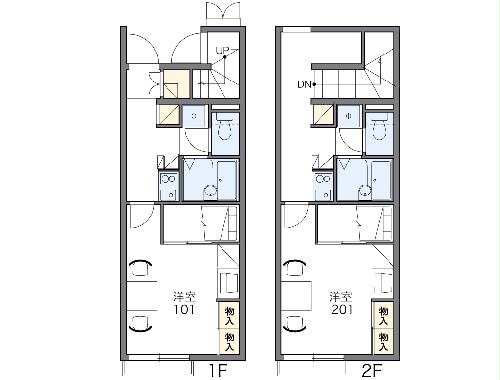 レオパレス野の花の間取り