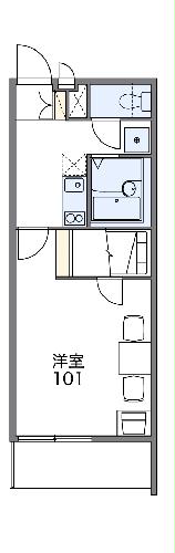 レオパレスライジングサンの間取り