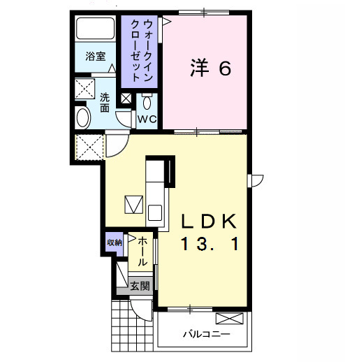 グランファミーユⅠの間取り