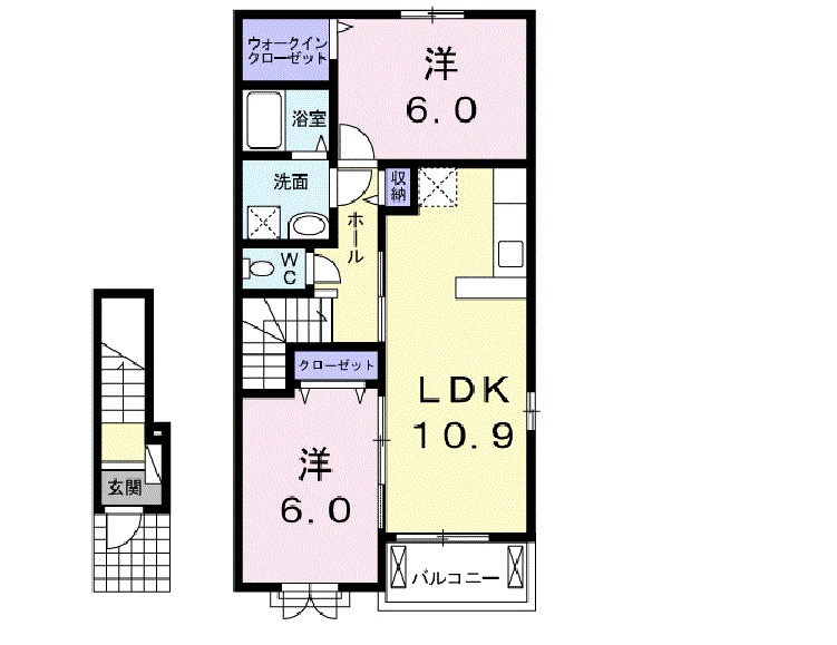 フィオーレ・Mの間取り