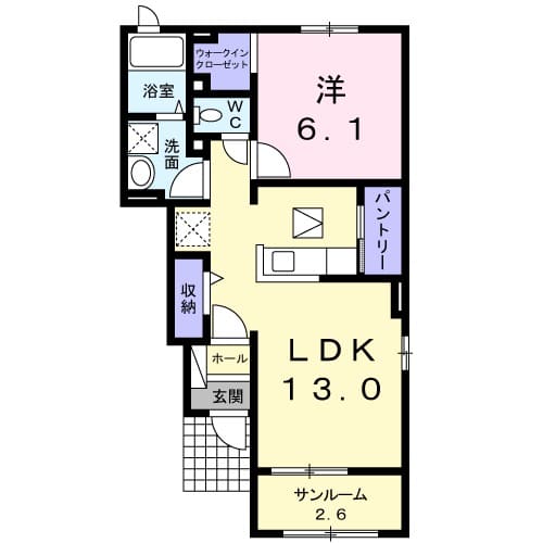 グリーンヒルズ 土浦の間取り