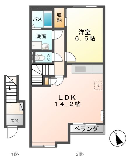 ブレス・コートの間取り