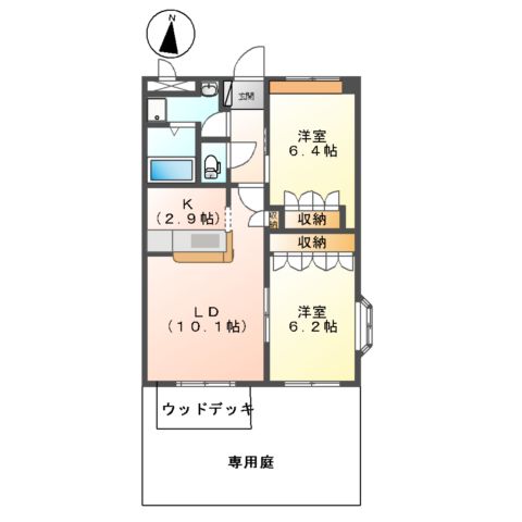 レジデンス壱番館の間取り