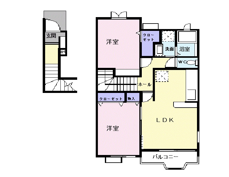 ラッフィナ-トの間取り