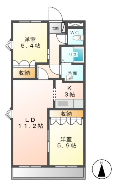 シュノンソーの間取り