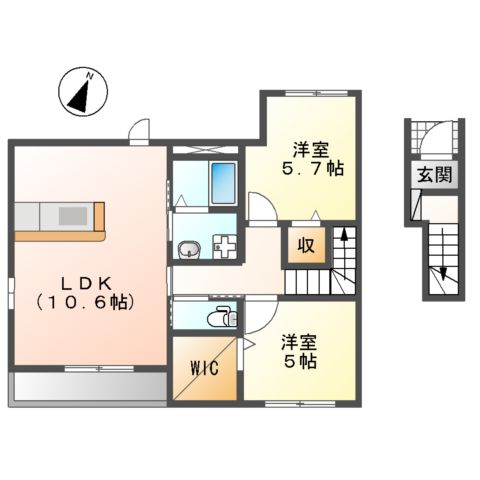 ビセスティーレの間取り