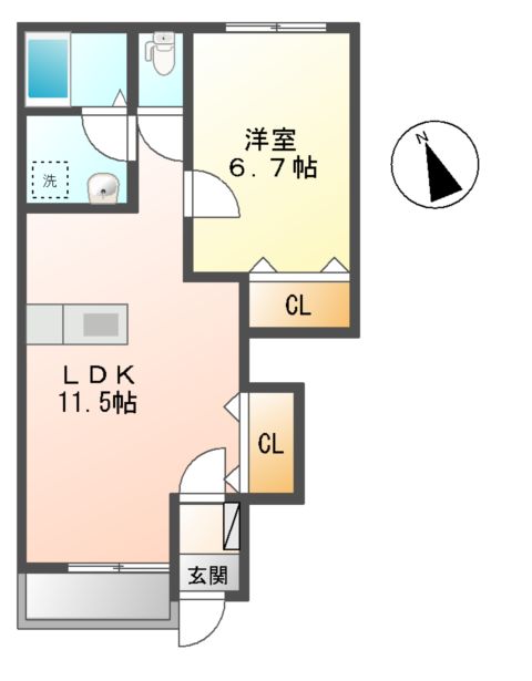 Sun Terraceゆめみ野の間取り