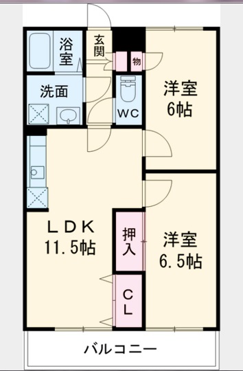 メゾンエスポワールの間取り