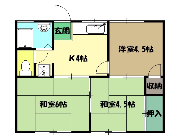 藤沢ハイツの間取り
