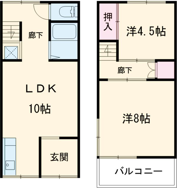 メゾンド四つ木2の間取り