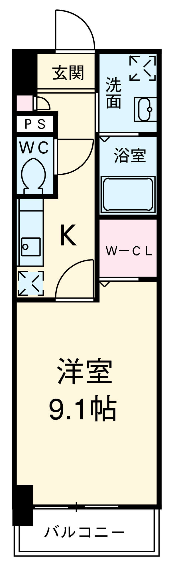 ライツ福助の間取り