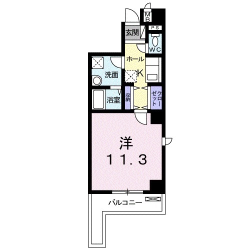 ピアヌーラ 三ツ境の間取り