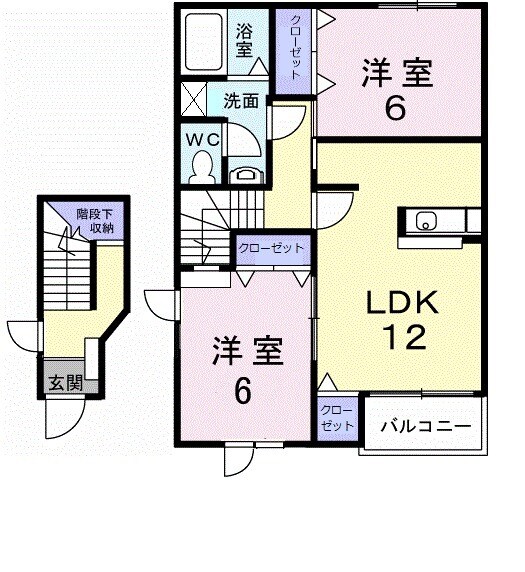 Belle Maison 桜の間取り