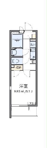 クレイノSmallRiverⅡの間取り