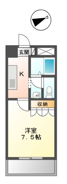 ルミナスコート・二ツ橋の間取り