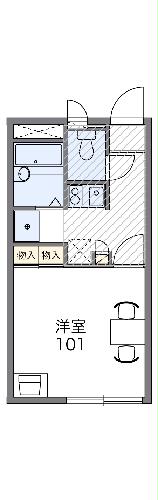 レオパレスSmallRiverの間取り