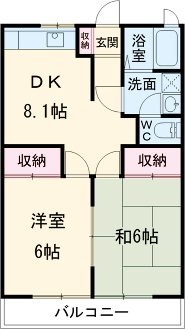 セフィーロ深大寺の間取り