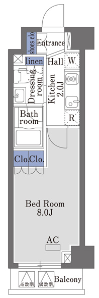 ヴァンヴェール日本橋の間取り