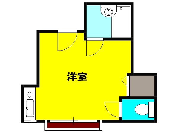 フジモリハイツの間取り