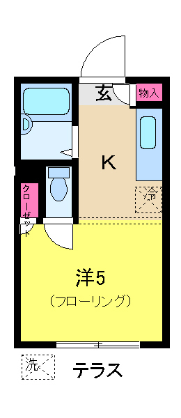 レイクハウス国立の間取り