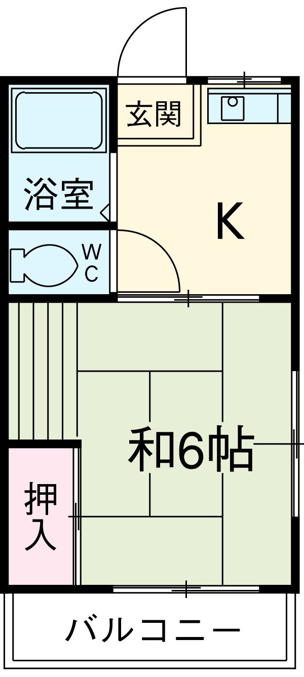 ハイツ新町の間取り