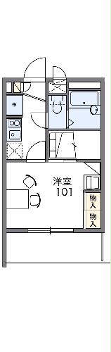 レオパレスマラナタ ハイツの間取り