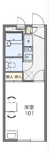 レオパレスフィオラの間取り