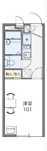 レオパレスKITE NESTの間取り