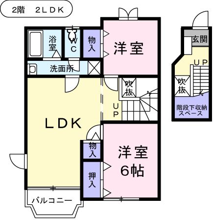 天王森 Ⅱの間取り
