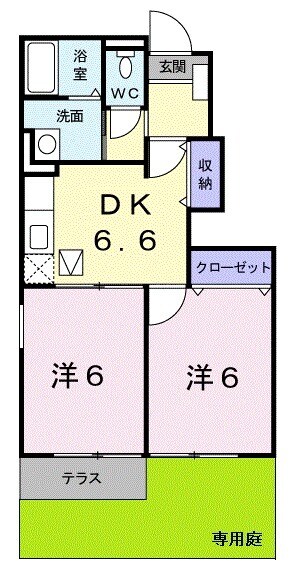 エテルノDの間取り