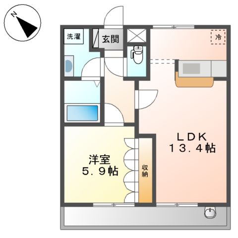 グレイスヴィラ湘南の間取り