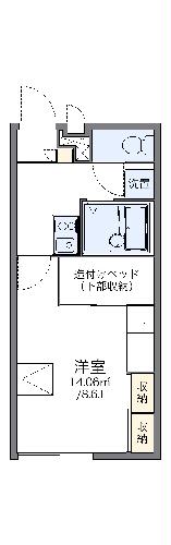 レオパレスハッピーヴィラⅡの間取り