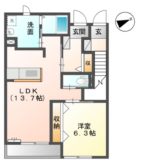ラフィーネの間取り