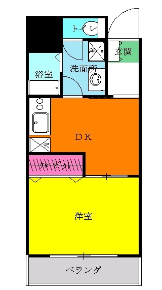 オーキッドレジデンス千葉中央の間取り