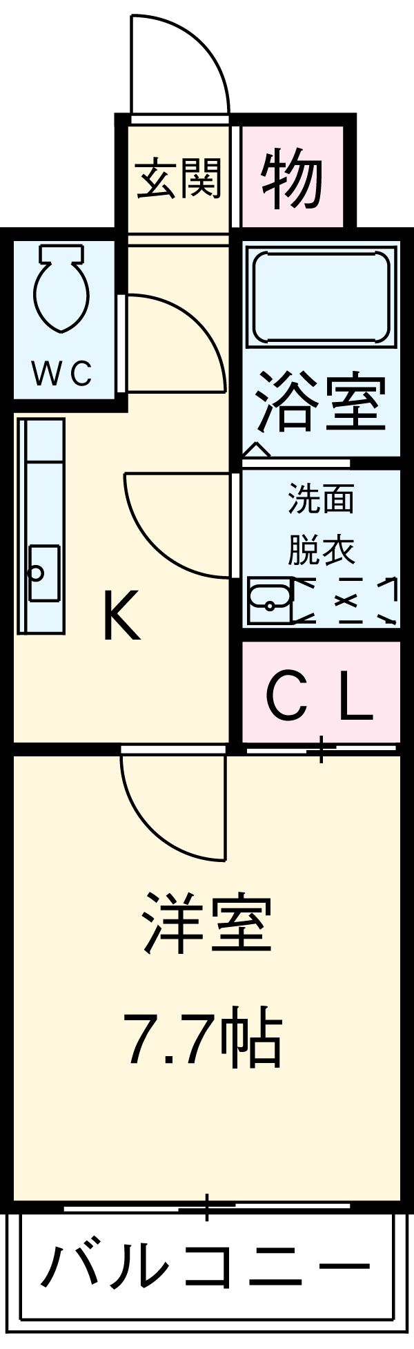 Espacio Machidaの間取り